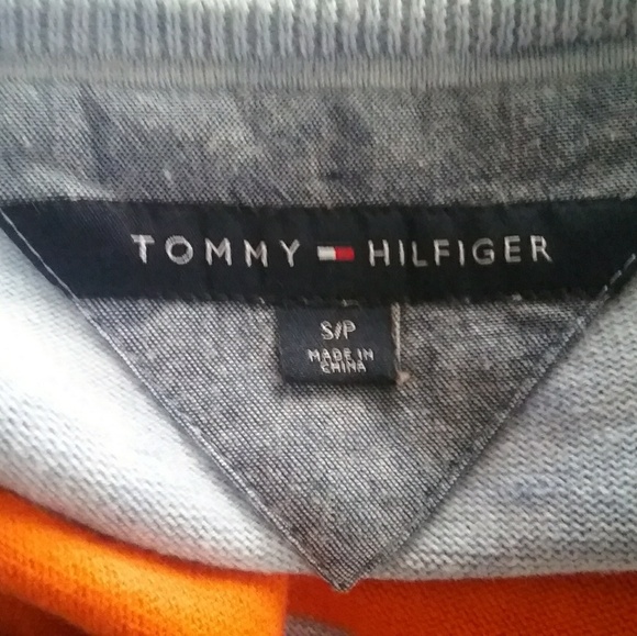 Tommy Hilfiger Stripe V Neck Sweater - Picture 4 of 7